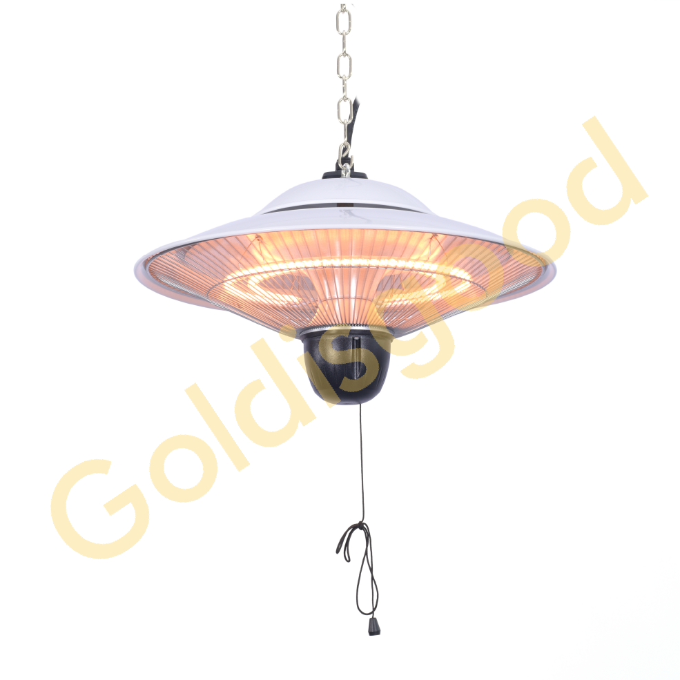 Waterproof heater for pergola